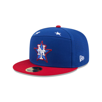 New York Mets 2025 All-Star Game Workout Split Panel 59FIFTY Fitted Hat