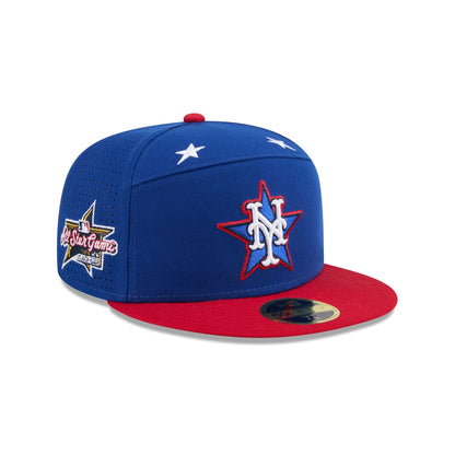 New York Mets 2025 All-Star Game Workout Split Panel 59FIFTY Fitted Hat