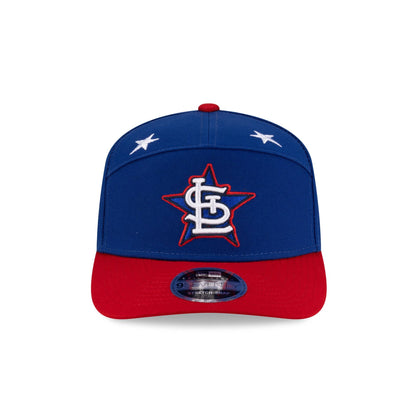 St. Louis Cardinals 2025 All-Star Game Workout Split Panel 9SEVENTY Stretch-Snap Hat
