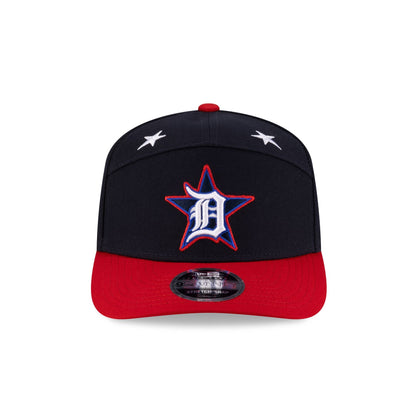 Detroit Tigers 2025 All-Star Game Workout Split Panel 9SEVENTY Stretch-Snap Hat