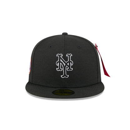 Alpha Industries x New York Mets Black 59FIFTY Fitted Hat