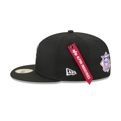 Alpha Industries x New York Mets Black 59FIFTY Fitted Hat