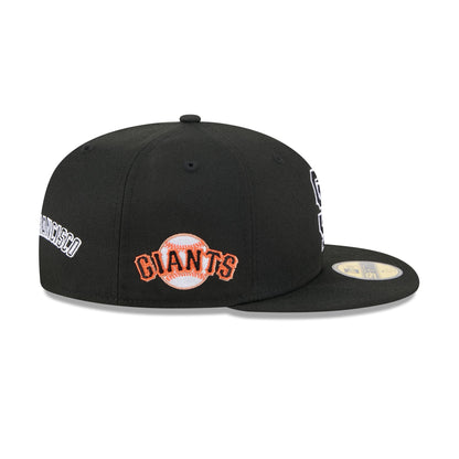 Alpha Industries x San Francisco Giants Black 59FIFTY Fitted Hat