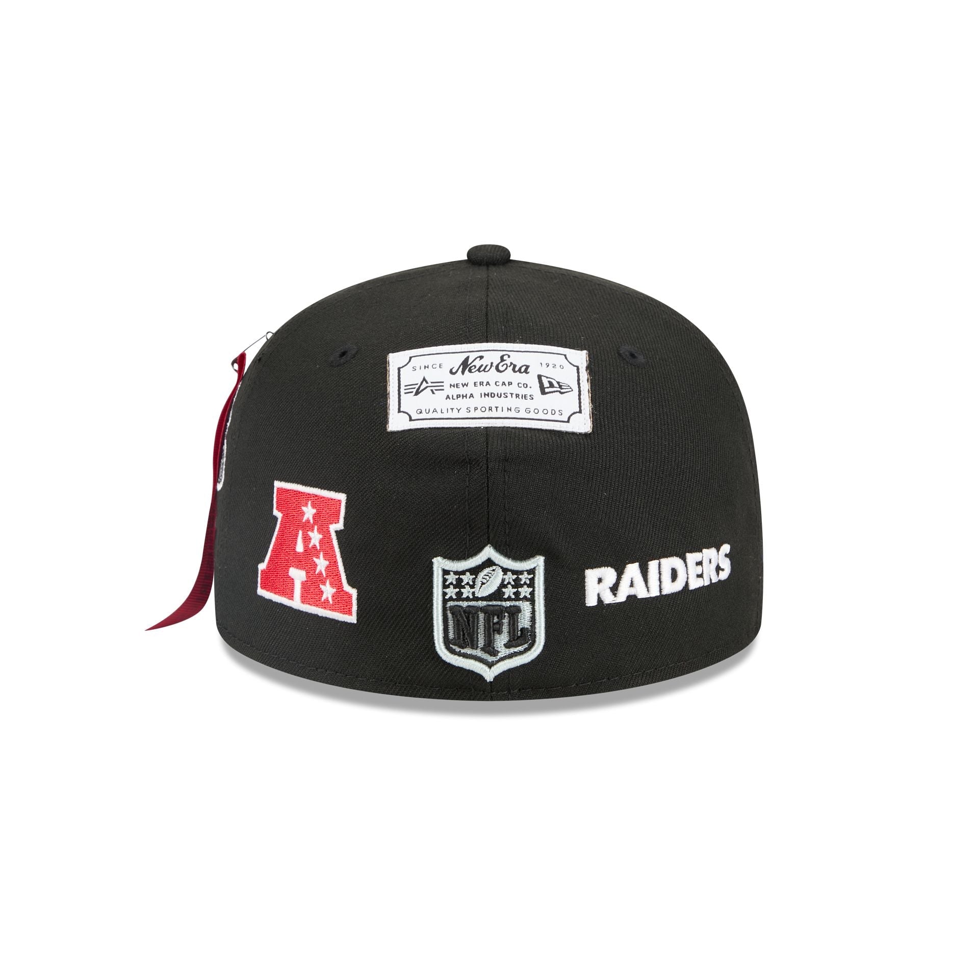 Alpha Industries x Las Vegas Raiders Black 59FIFTY Fitted Hat