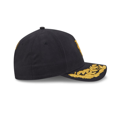 Alpha Industries x New York Mets Black 9FORTY M-Crown A-Frame Snapback Hat