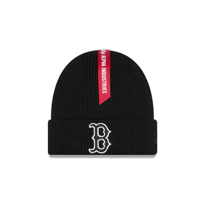 Alpha Industries x Boston Red Sox Black Cuff Knit Hat