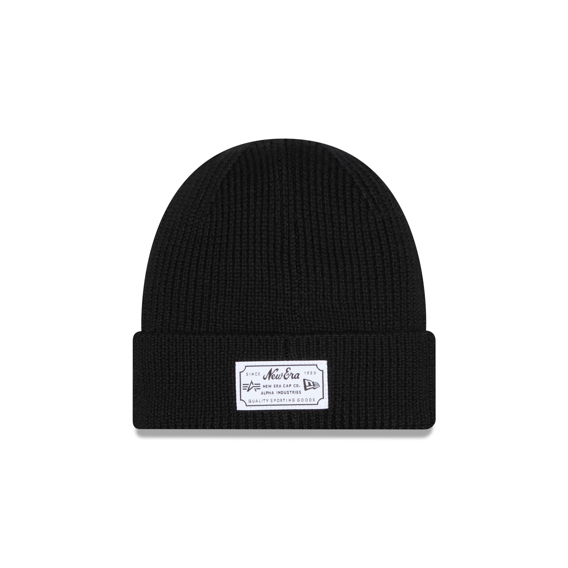 Alpha Industries x Buffalo Bills Black Cuff Knit Hat