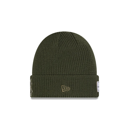 Alpha Industries x Boston Red Sox Olive Green Cuff Knit Hat