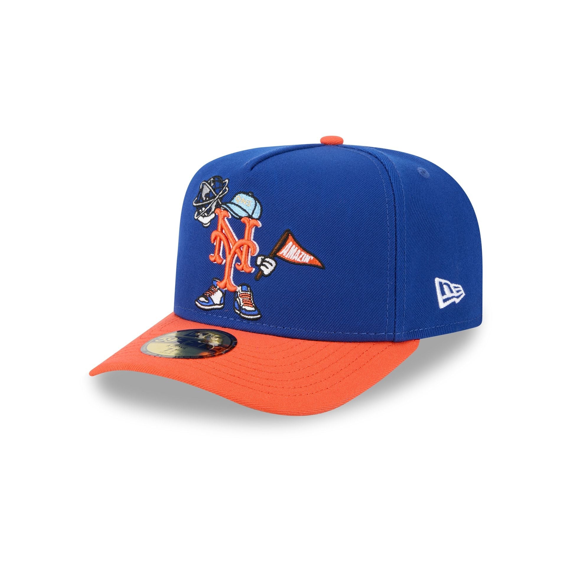 New York Mets Cartoon 59FIFTY A-Frame Fitted Hat