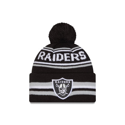 Las Vegas Raiders Classic Pom Knit Hat