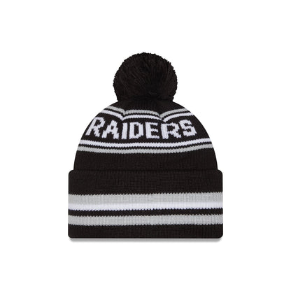 Las Vegas Raiders Classic Pom Knit Hat