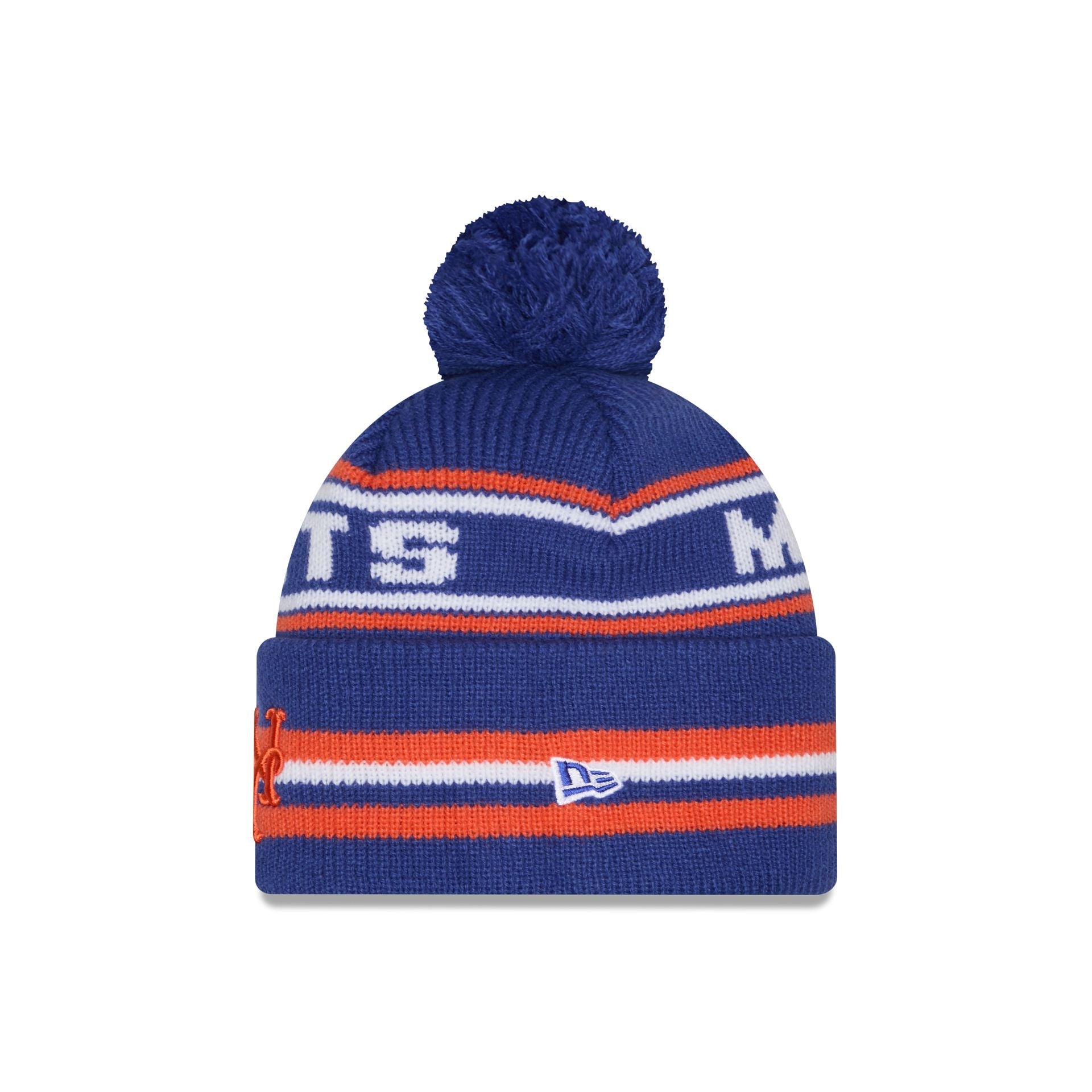 New York Mets Classic Pom Knit Hat