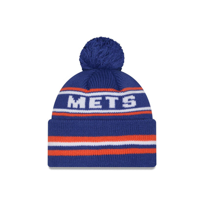 New York Mets Classic Pom Knit Hat