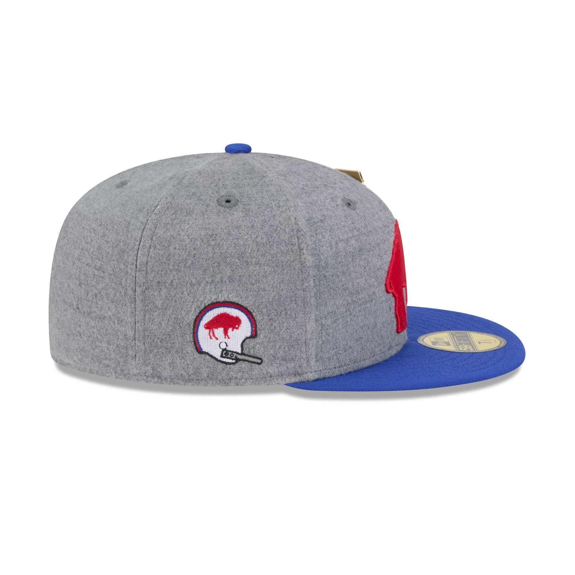 Buffalo Bills Heather Gray Wool 59FIFTY Fitted Hat