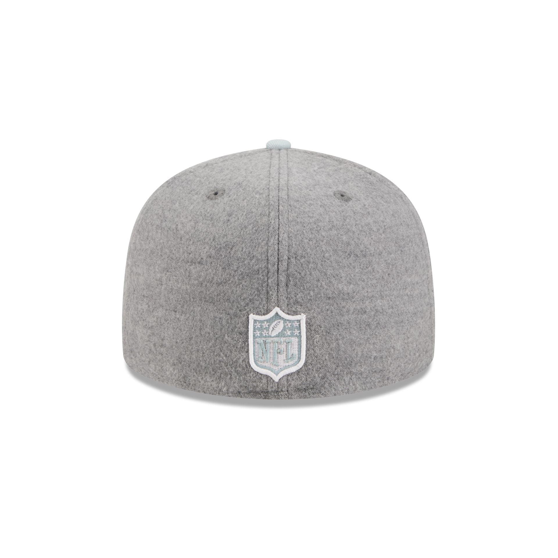 Las Vegas Raiders Heather Gray Wool 59FIFTY Fitted Hat