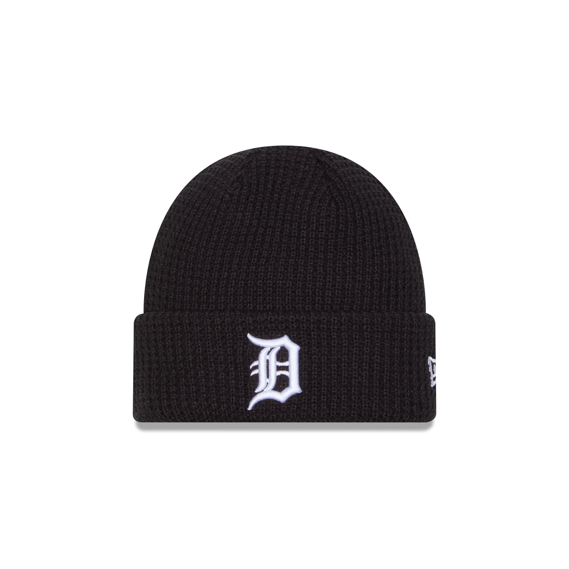 Detroit Tigers Waffle Stitch Knit Beanie Hat