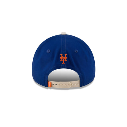 New York or Nowhere x New York Mets Light Royal Wordmark 9FORTY A-Frame Snapback Hat