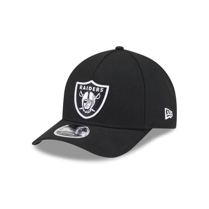 Las Vegas Raiders Black & White 9FORTY M-Crown A-Frame Snapback Hat