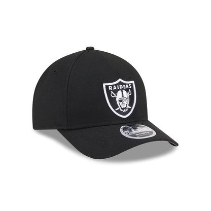 Las Vegas Raiders Black & White 9FORTY M-Crown A-Frame Snapback Hat