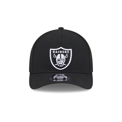 Las Vegas Raiders Black & White 9FORTY M-Crown A-Frame Snapback Hat