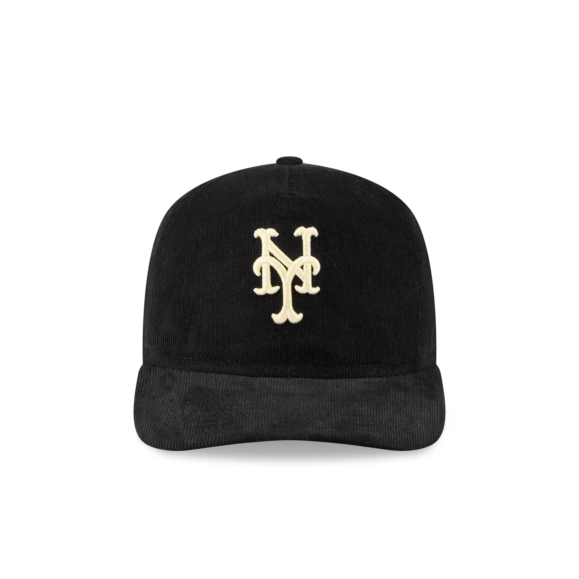 New York Mets Nostalgic Black Corduroy 19TWENTY Adjustable Hat