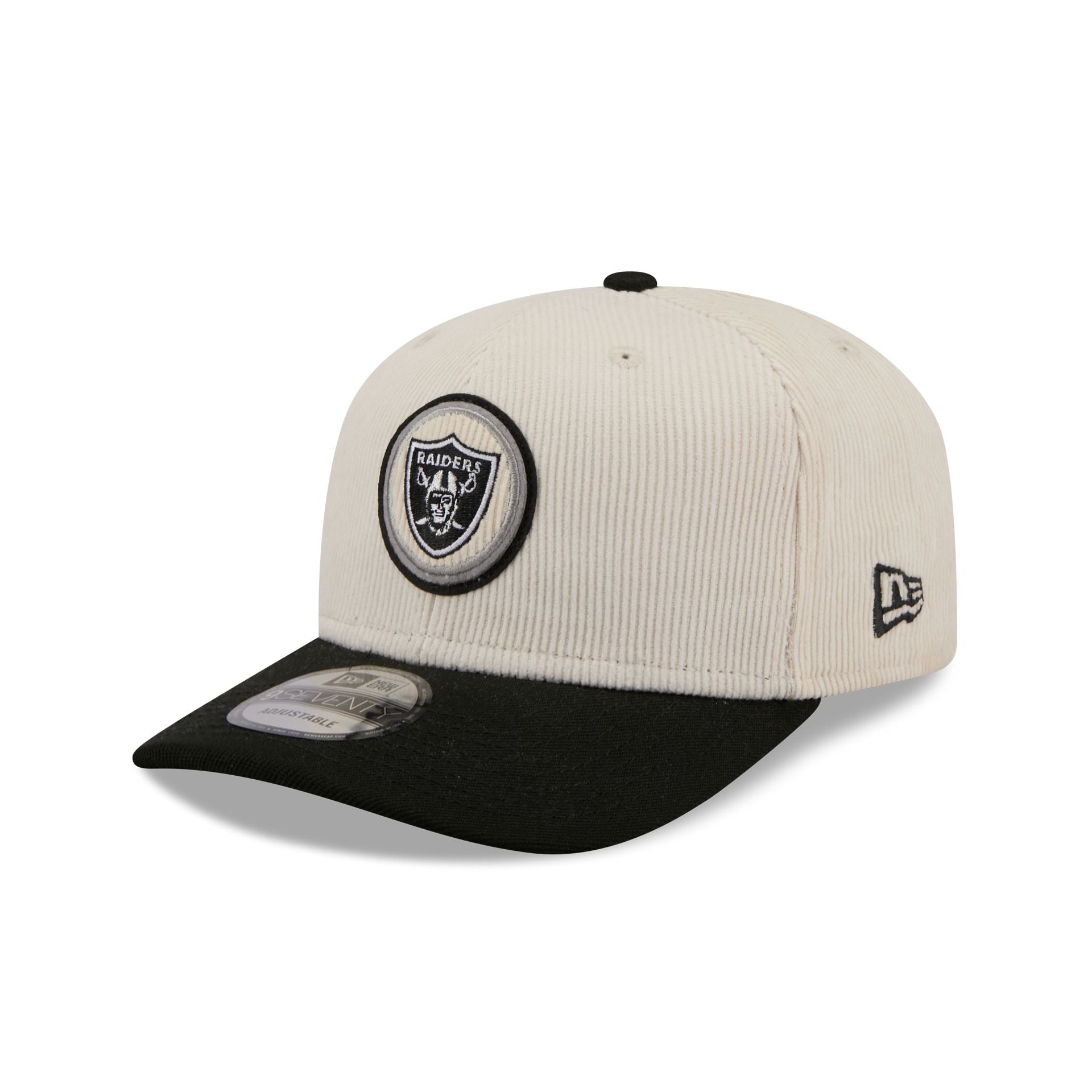 Las Vegas Raiders Loyal Corduroy 9SEVENTY Stretch-Snap Hat