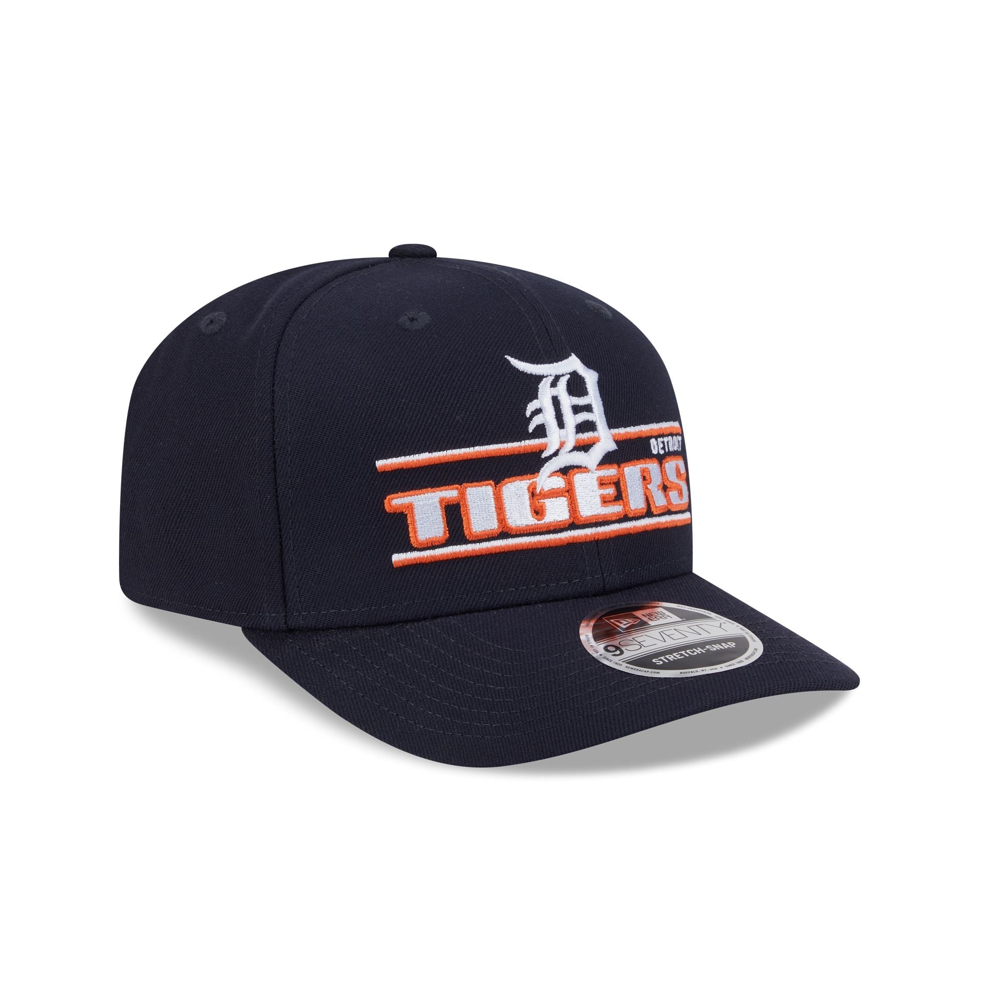 Detroit Tigers Stated 9SEVENTY Stretch-Snap Hat