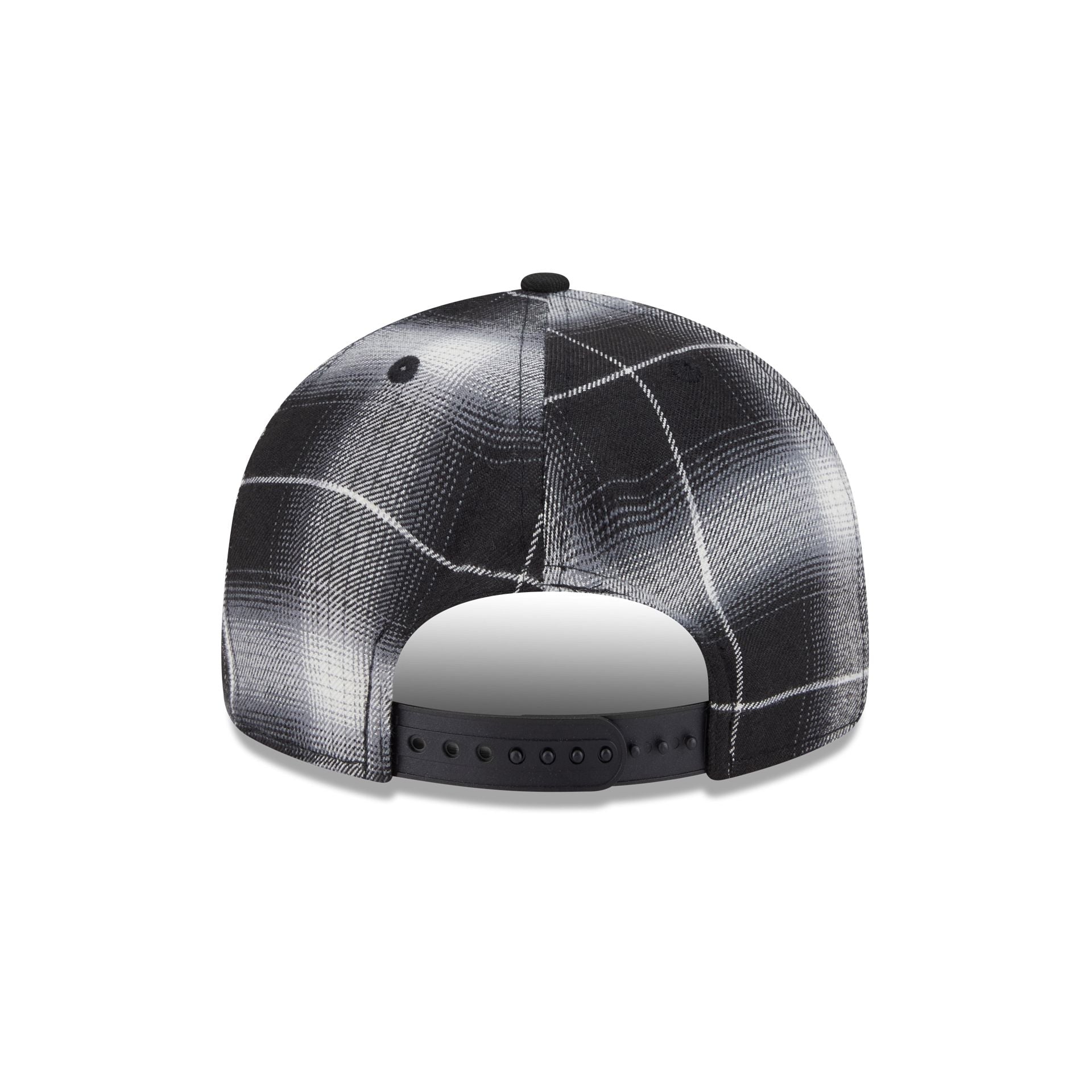 Athletics Black and White Plaid Retro Crown 9FIFTY Snapback Hat