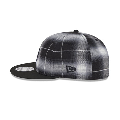 New York Mets Black and White Plaid Retro Crown 9FIFTY Snapback Hat