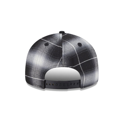 New York Mets Black and White Plaid Retro Crown 9FIFTY Snapback Hat