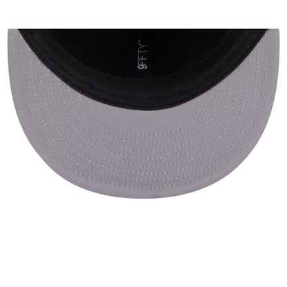 New York Mets Black and White Plaid Retro Crown 9FIFTY Snapback Hat