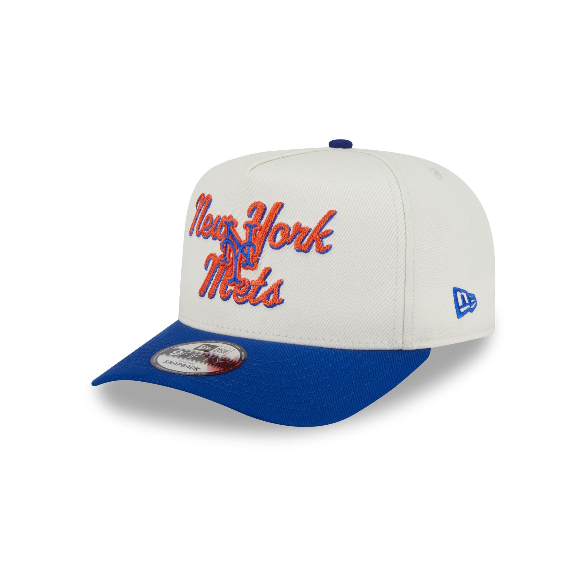 New York Mets Chainstitch 9FIFTY A-Frame Snapback Hat