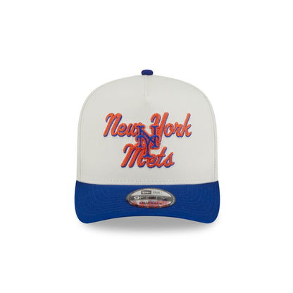 New York Mets Chainstitch 9FIFTY A-Frame Snapback Hat