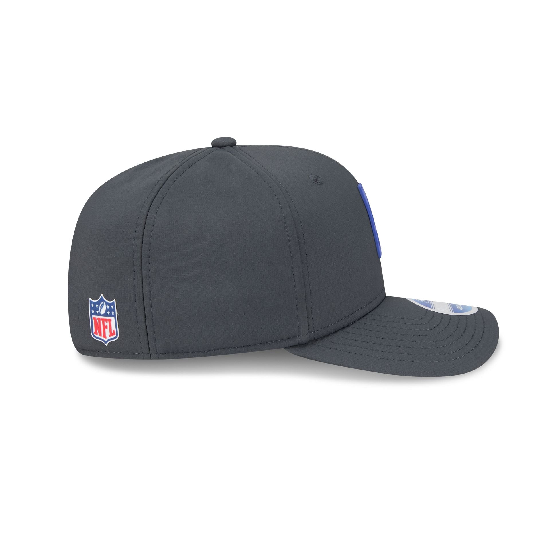 Buffalo Bills 2025 Sideline Cold Weather Steel Clouds 9SEVENTY Stretch-Snap Hat