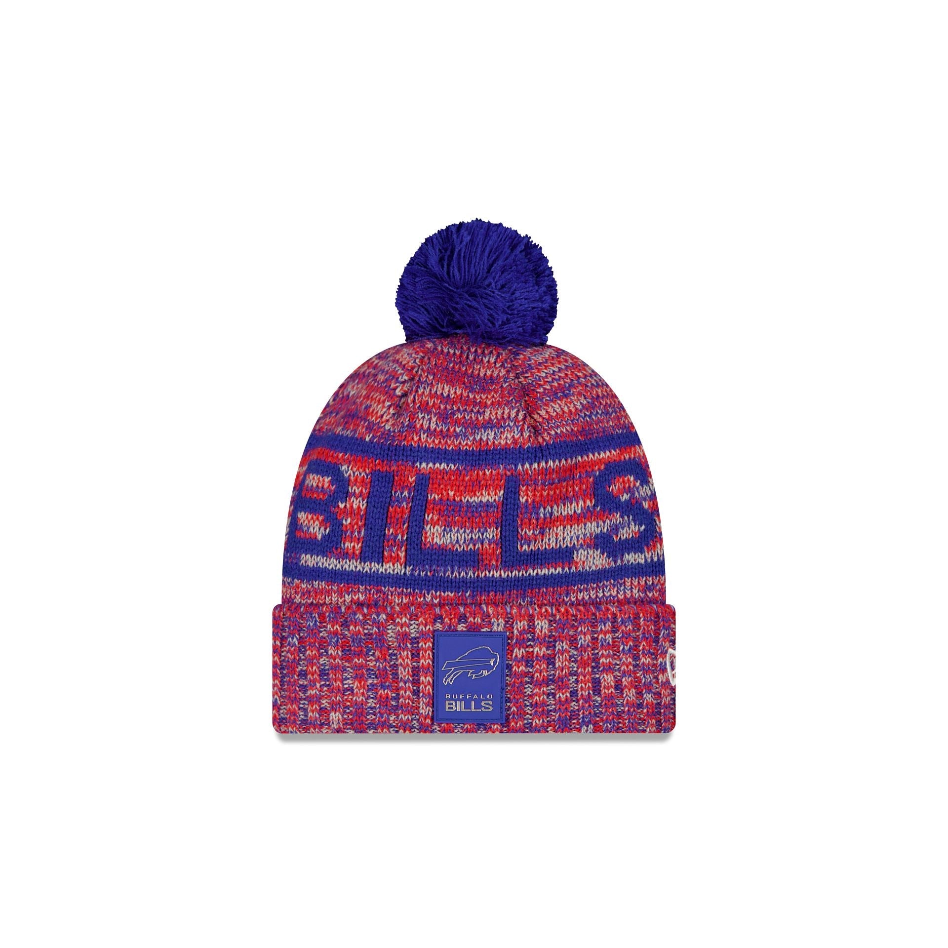 Buffalo Bills 2025 Sideline Cold Weather Kids Pom Knit Hat