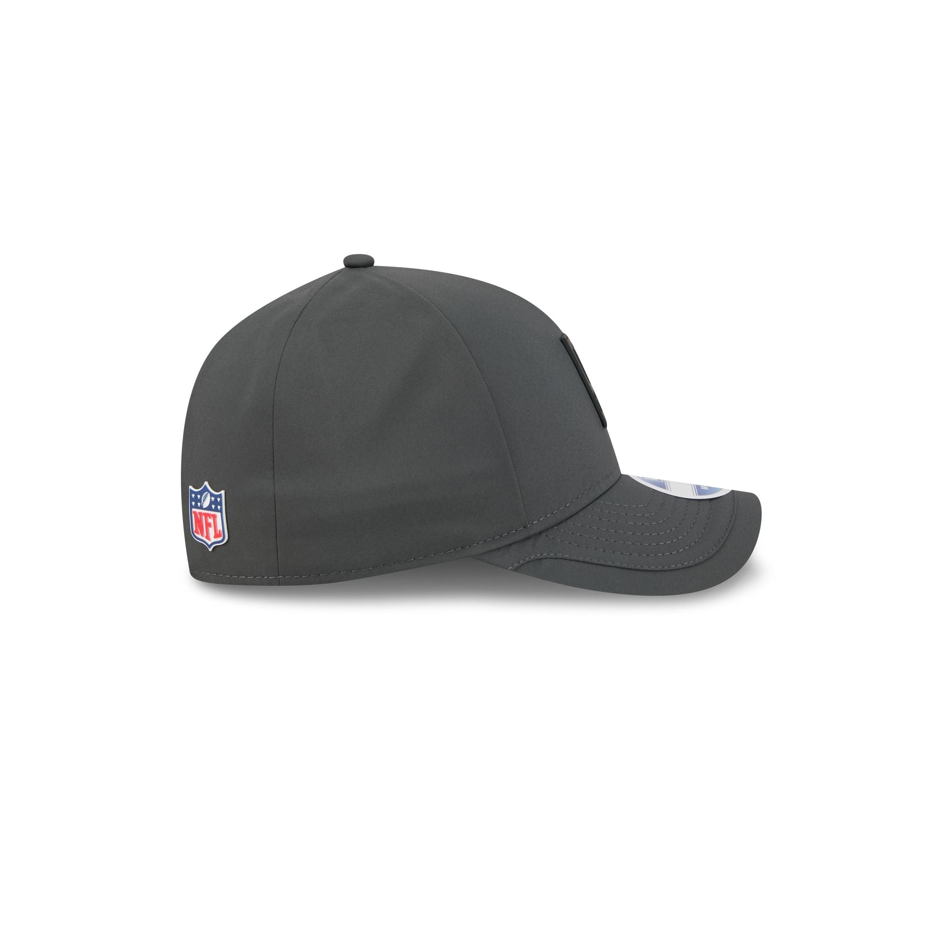 Las Vegas Raiders 2025 Sideline Cold Weather Steel Clouds Kids 9FORTY M-Crown Snapback Hat