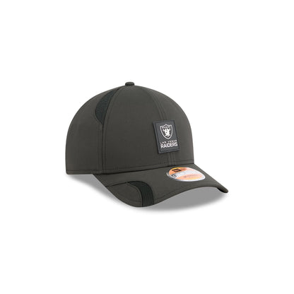 Las Vegas Raiders 2025 Sideline Hot Weather Kids 9FORTY M-Crown Snapback Hat