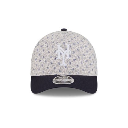 New York Mets Micro Print 9FORTY M-Crown A-Frame Adjustable Hat