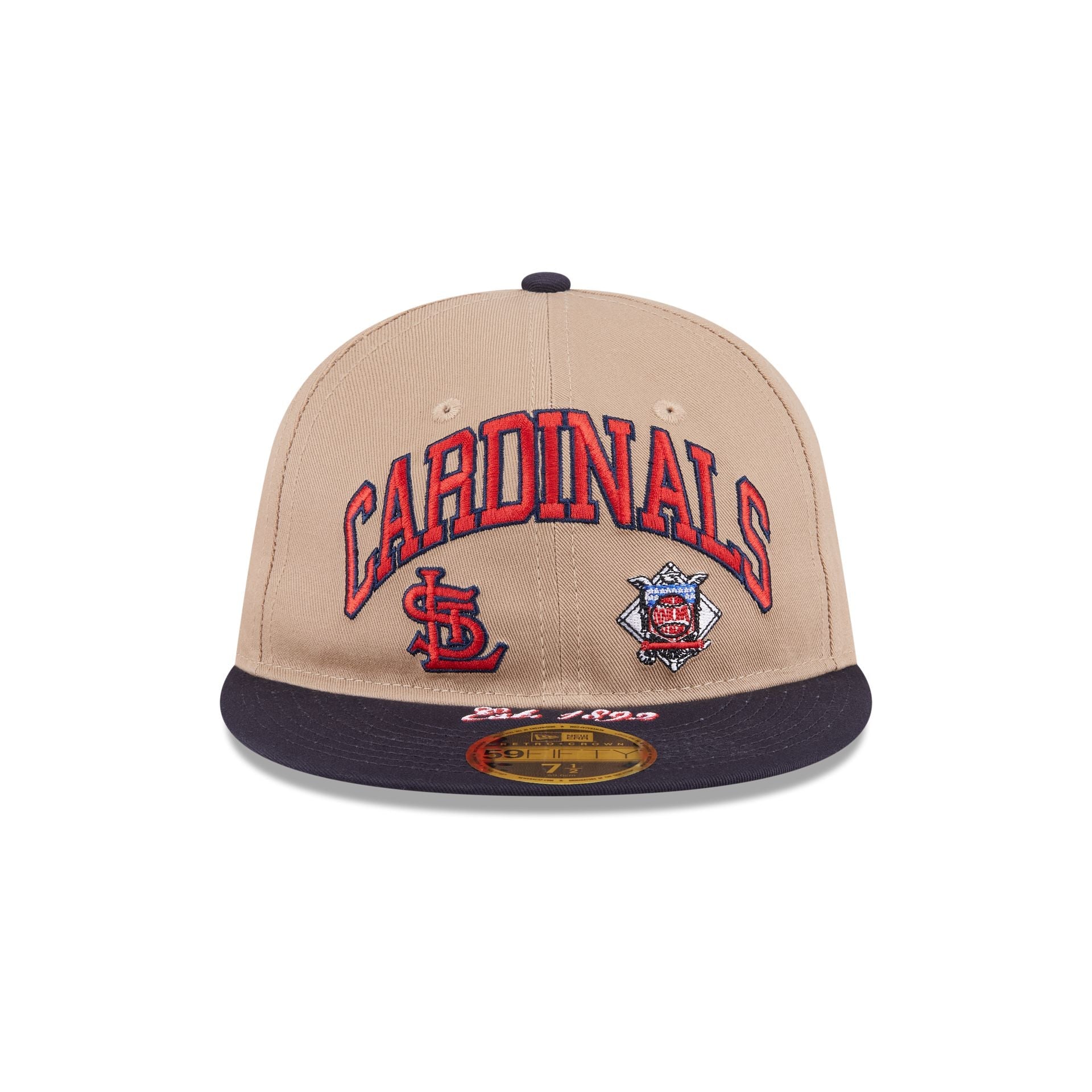 St. Louis Cardinals Camel Retro Crown 59FIFTY Fitted Hat