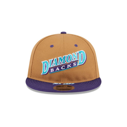 Arizona Diamondbacks Wheat Retro Crown 9FIFTY Snapback Hat