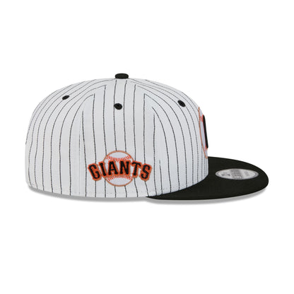 San Francisco Giants Deceptor Pinstripe 9FIFTY Snapback Hat