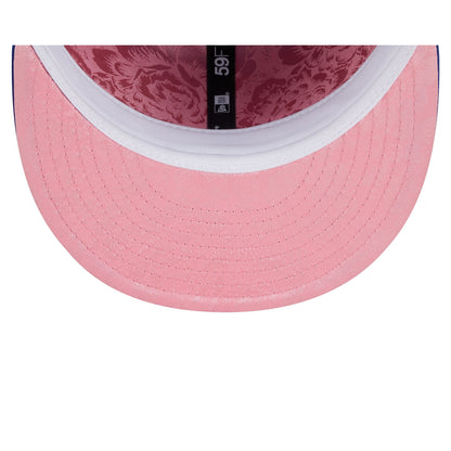 New York Mets Floral Undervisor 59FIFTY Fitted Hat