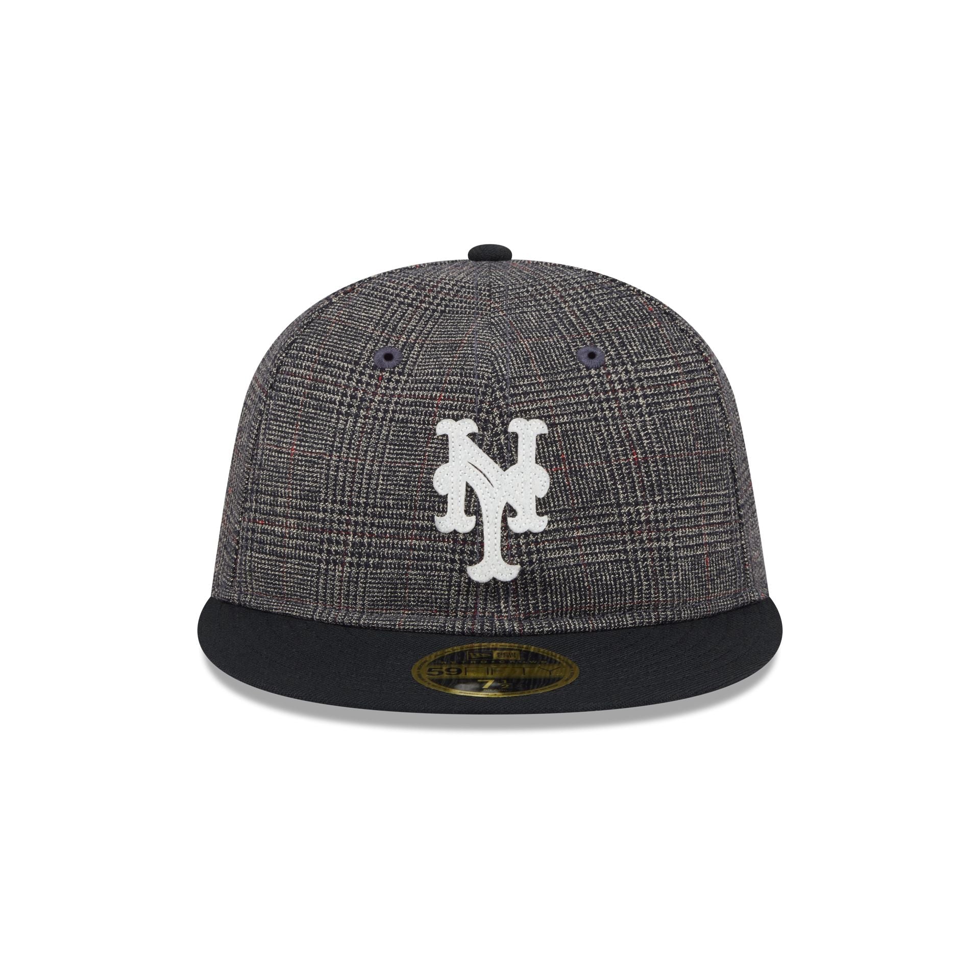 New York Mets Plaid Retro Crown 59FIFTY Fitted Hat
