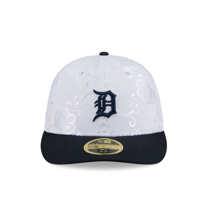 Detroit Tigers Floral Shine Low Profile 59FIFTY Fitted Hat