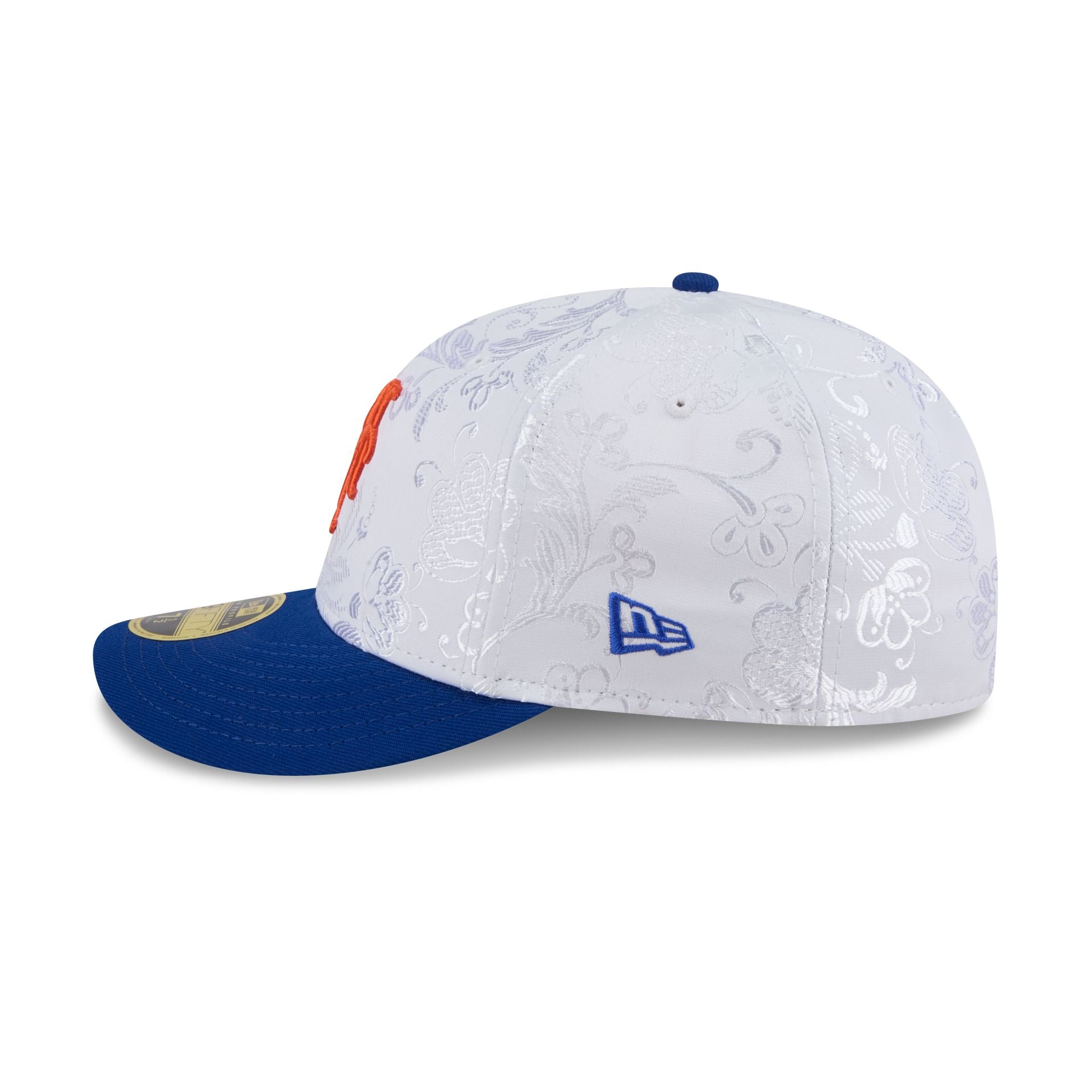 New York Mets Floral Shine Low Profile 59FIFTY Fitted Hat