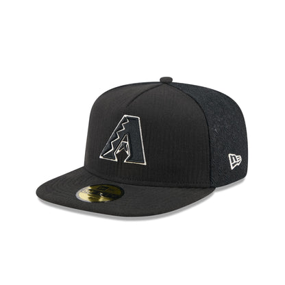 Arizona Diamondbacks Black Mesh 59FIFTY A-Frame Fitted Hat