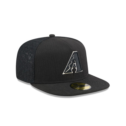 Arizona Diamondbacks Black Mesh 59FIFTY A-Frame Fitted Hat