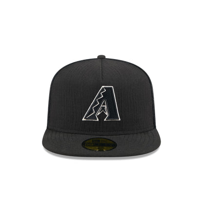 Arizona Diamondbacks Black Mesh 59FIFTY A-Frame Fitted Hat