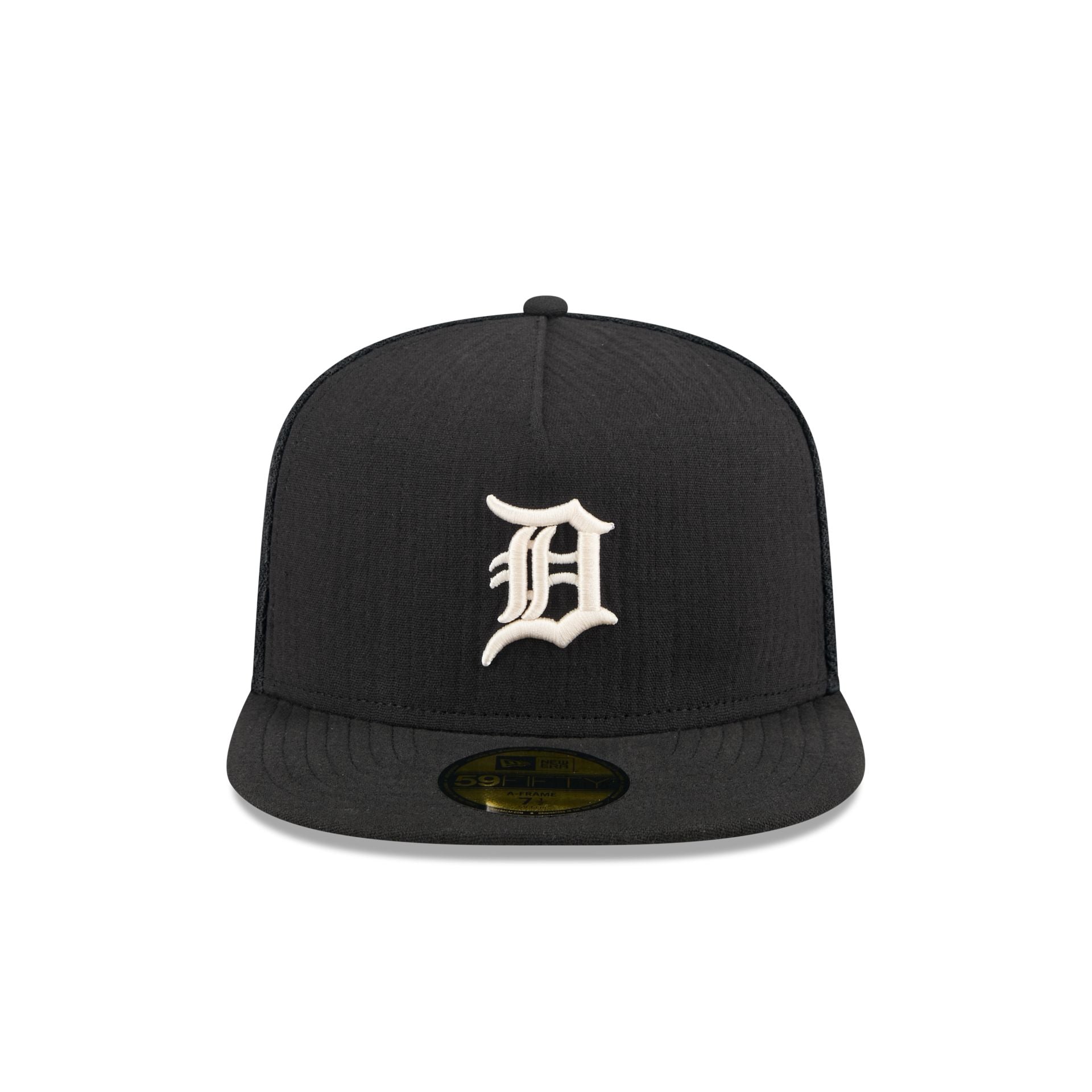 Detroit Tigers Black Mesh 59FIFTY A-Frame Fitted Hat