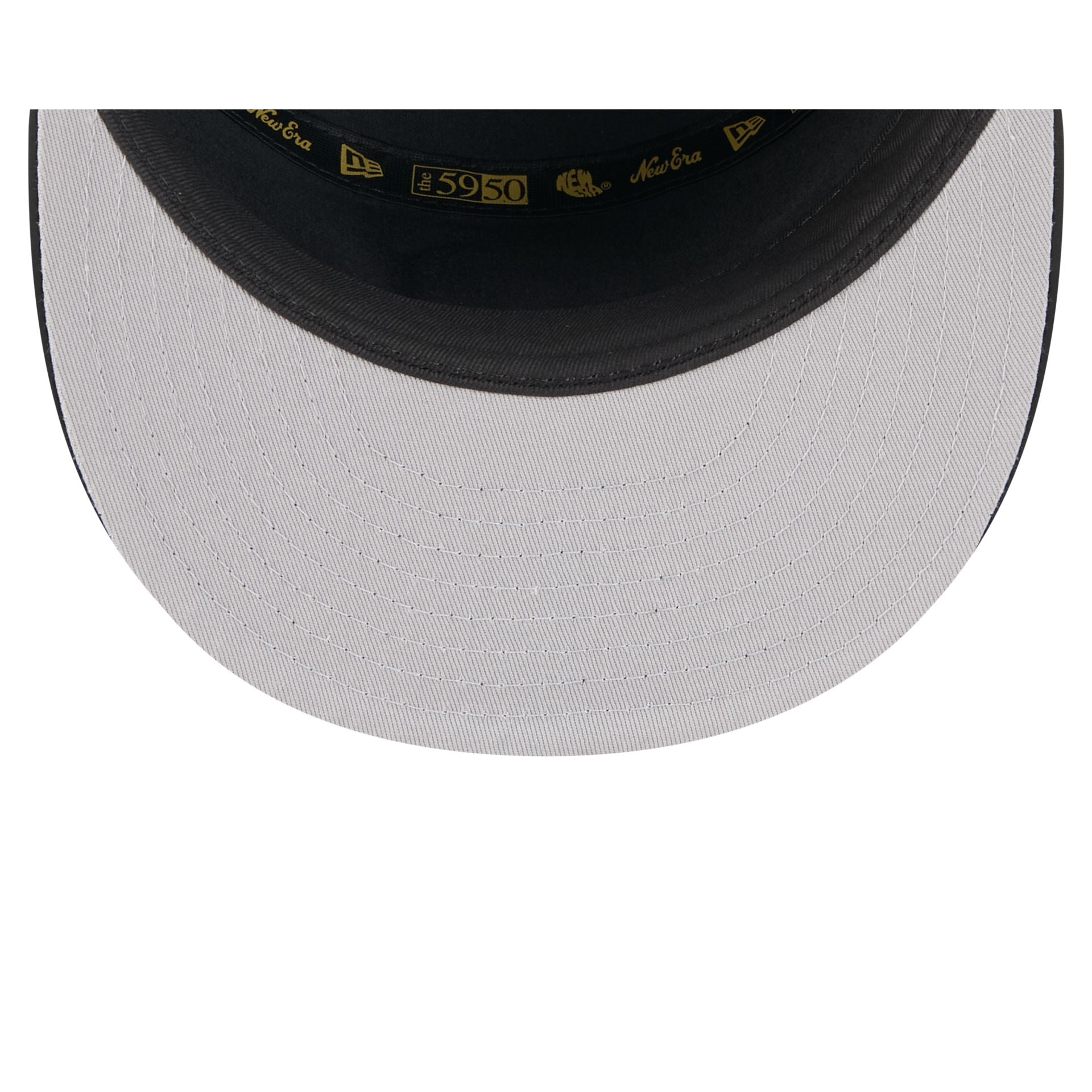 San Francisco Giants Black Poly Rope Split Panel 59FIFTY Fitted Hat